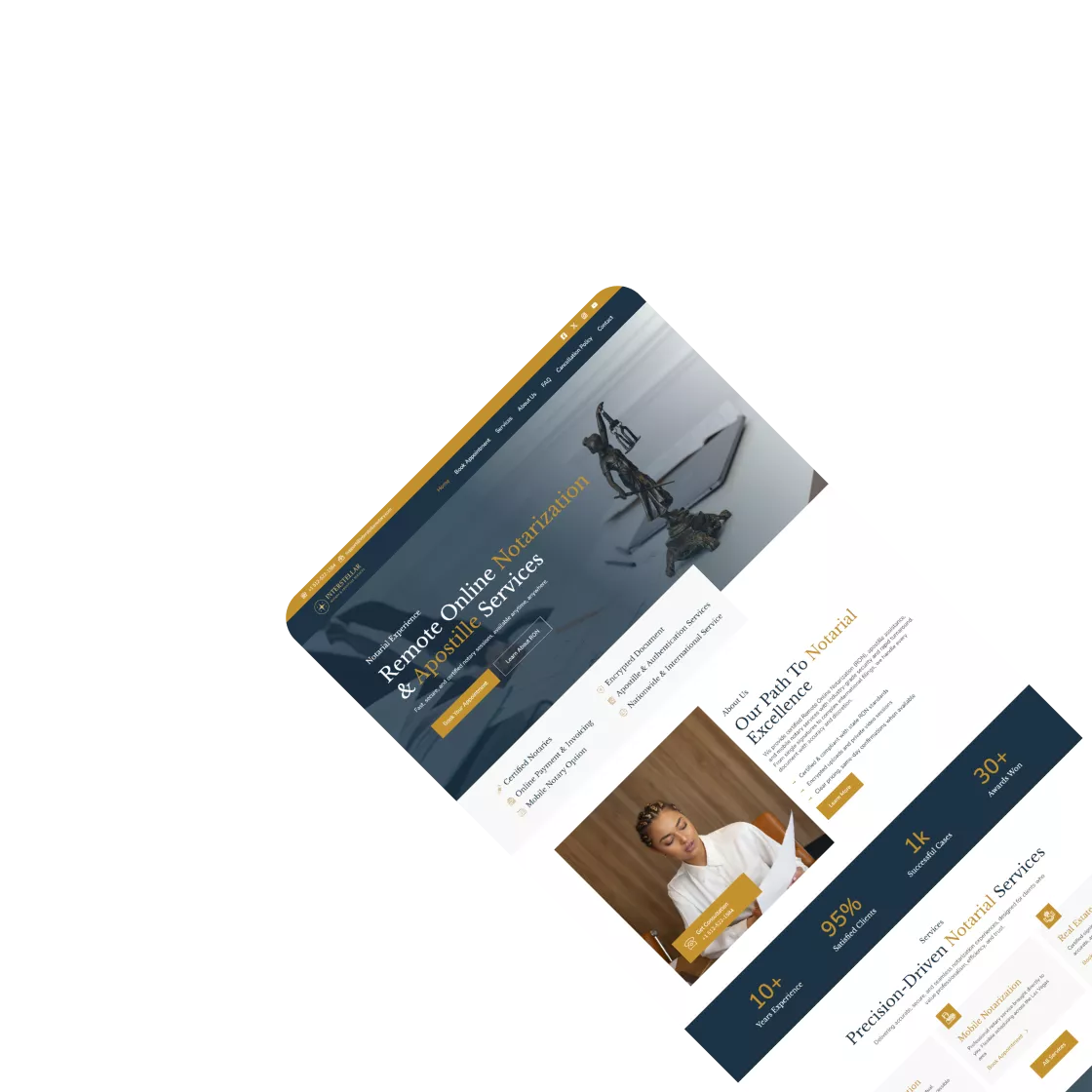 Interstellar Notary website project